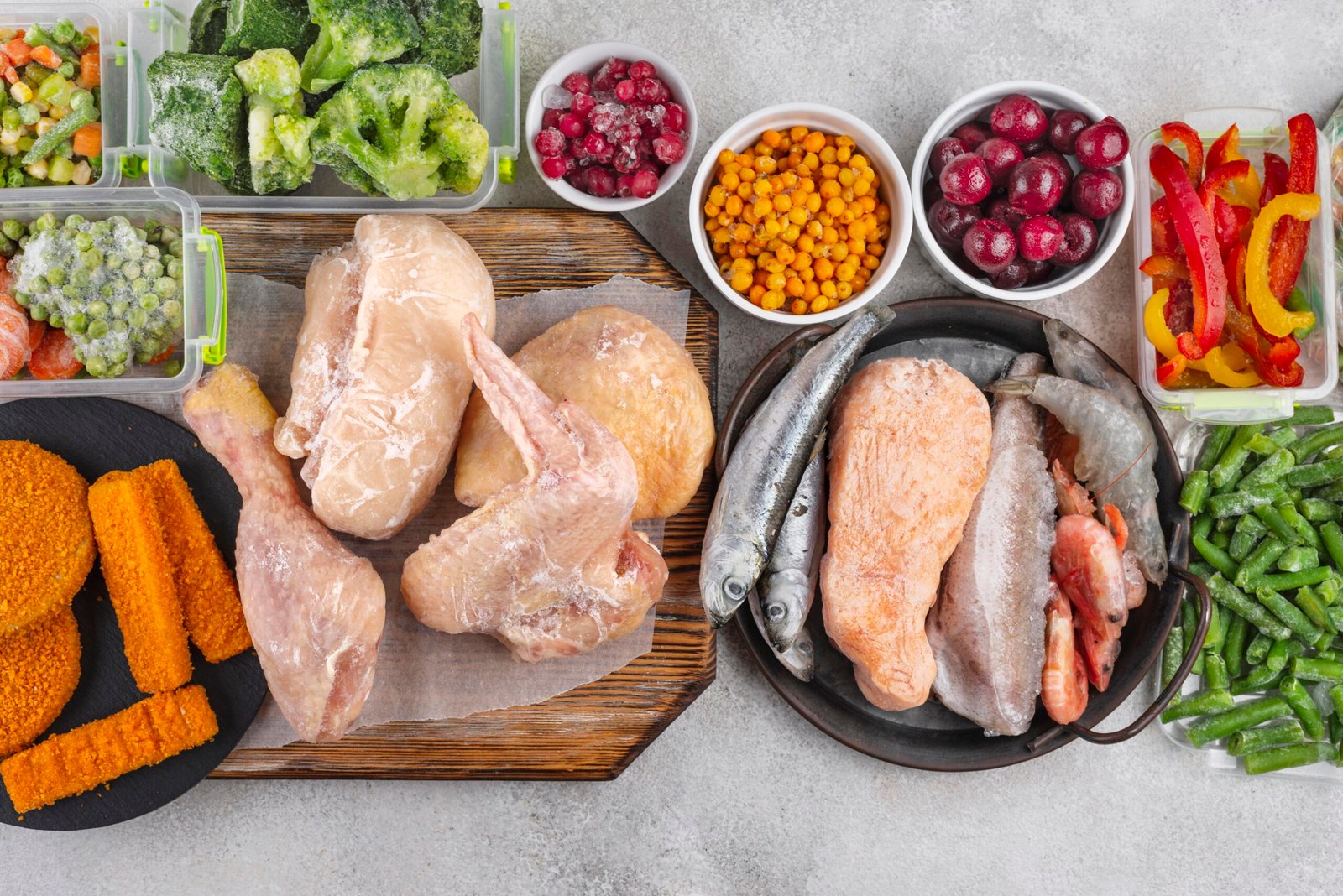 Frozen poultry bulk shipments