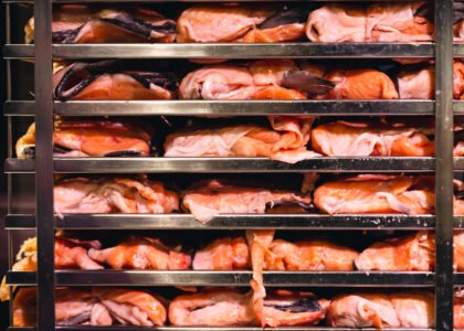 Bulk poultry meat distribution