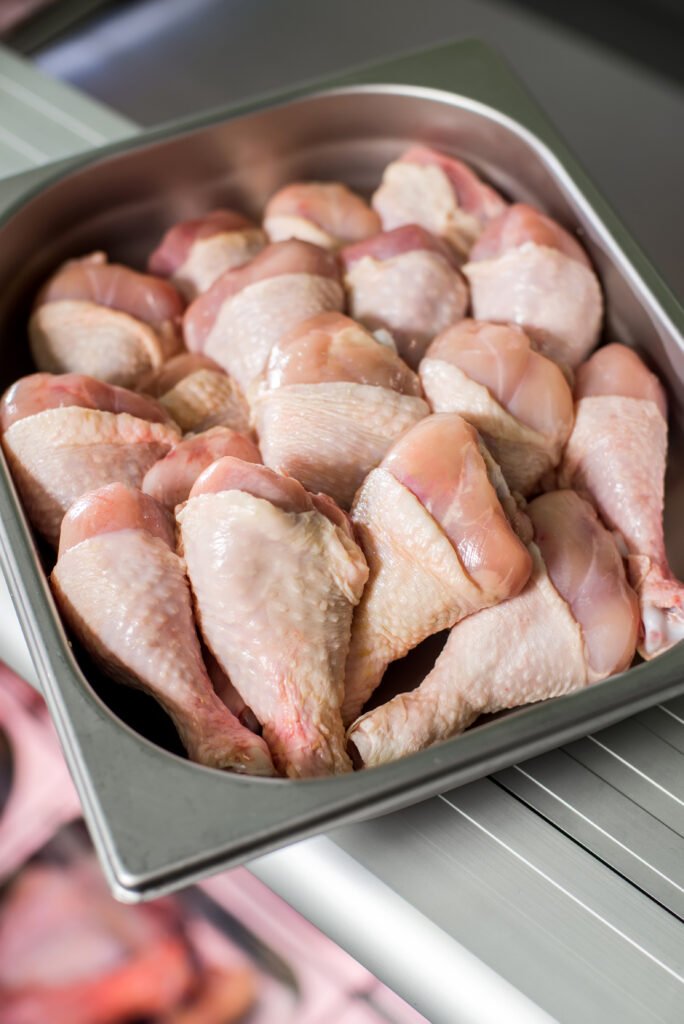 High volume chicken meat distribution