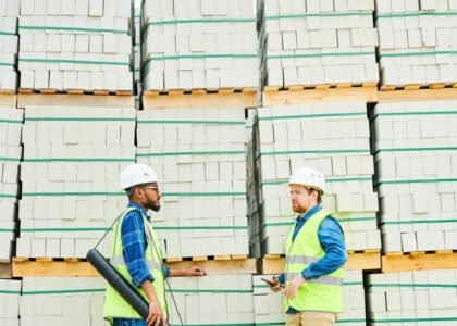 workers talking construction site 1